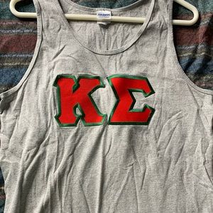 Grey | Kappa Sigma Block Letter Tank